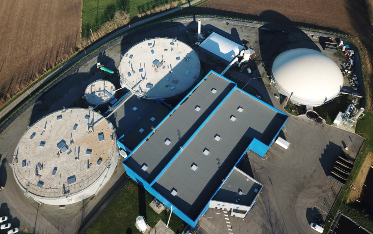 BIOGEST biomethane plant in Charchigné, France