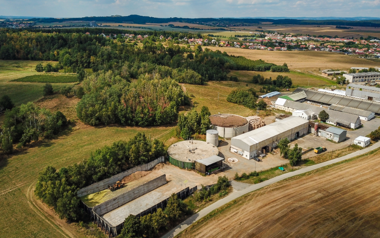 BIOGEST’s first biomethane plant in the Czech Republic, illustrating the company’s early international expansion