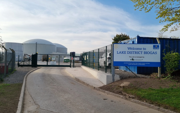 BIOGEST assumes operational management of 450 m³/h RNG plant at Lake District Biogas site in England